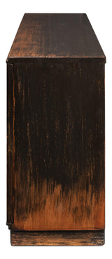 Sarreid Scrubboard Front Sideboard  Ebony