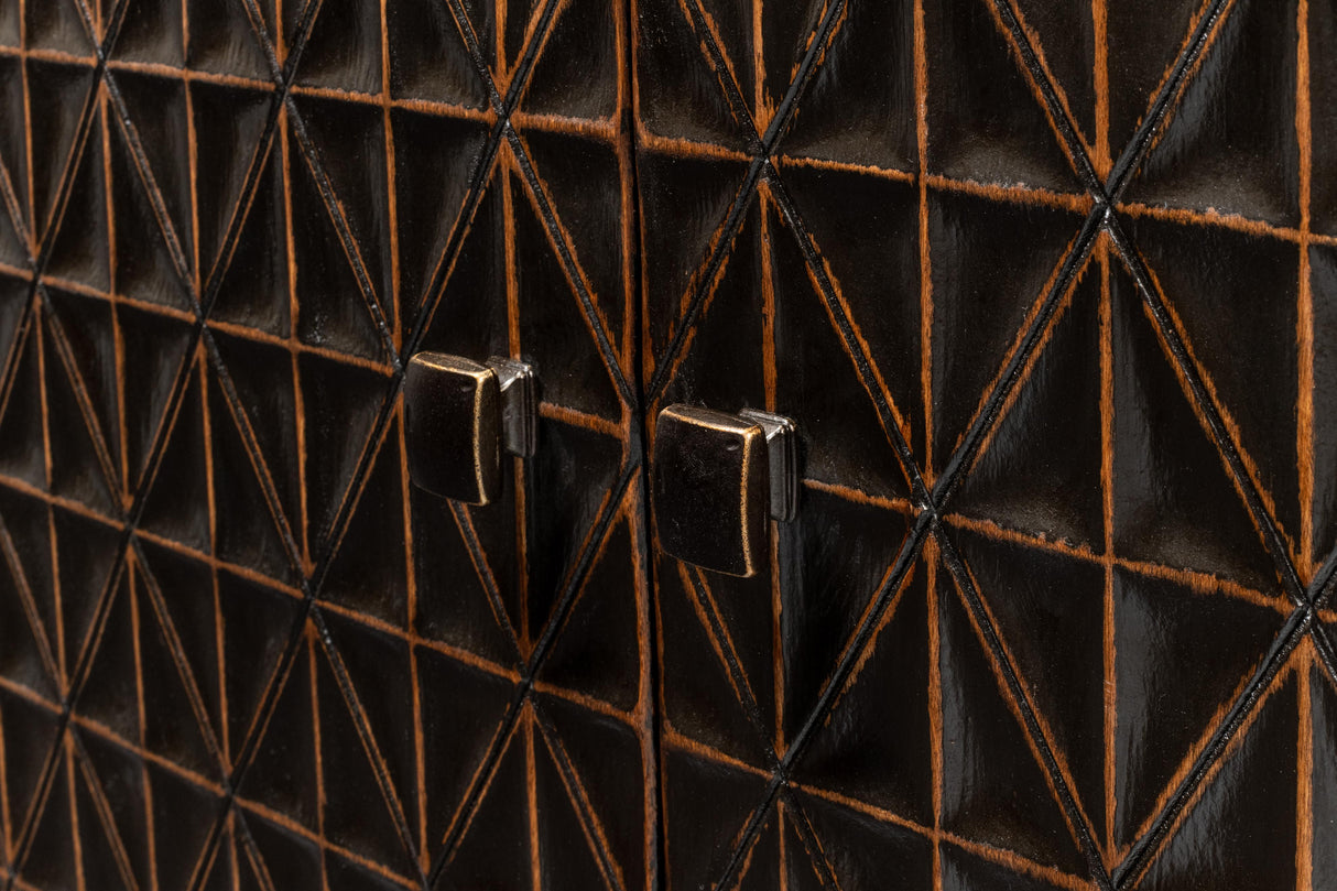 Sarreid Scrubboard Front Sideboard  Ebony