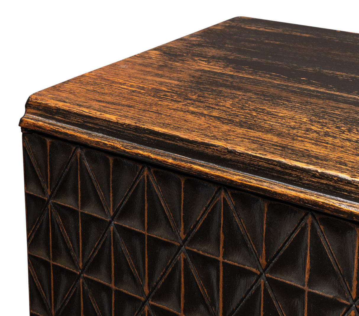 Sarreid Scrubboard Front Sideboard  Ebony