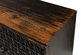 Sarreid Scrubboard Front Sideboard  Ebony