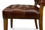 Sarreid Brady Leather Side Chair