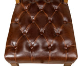 Sarreid Brady Leather Side Chair