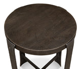 Sarreid Forged Slats Side Table/Moleskin