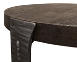 Sarreid Forged Slats Side Table/Moleskin