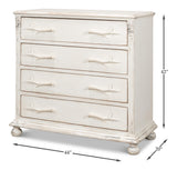 Sarreid Buck's Commode In White