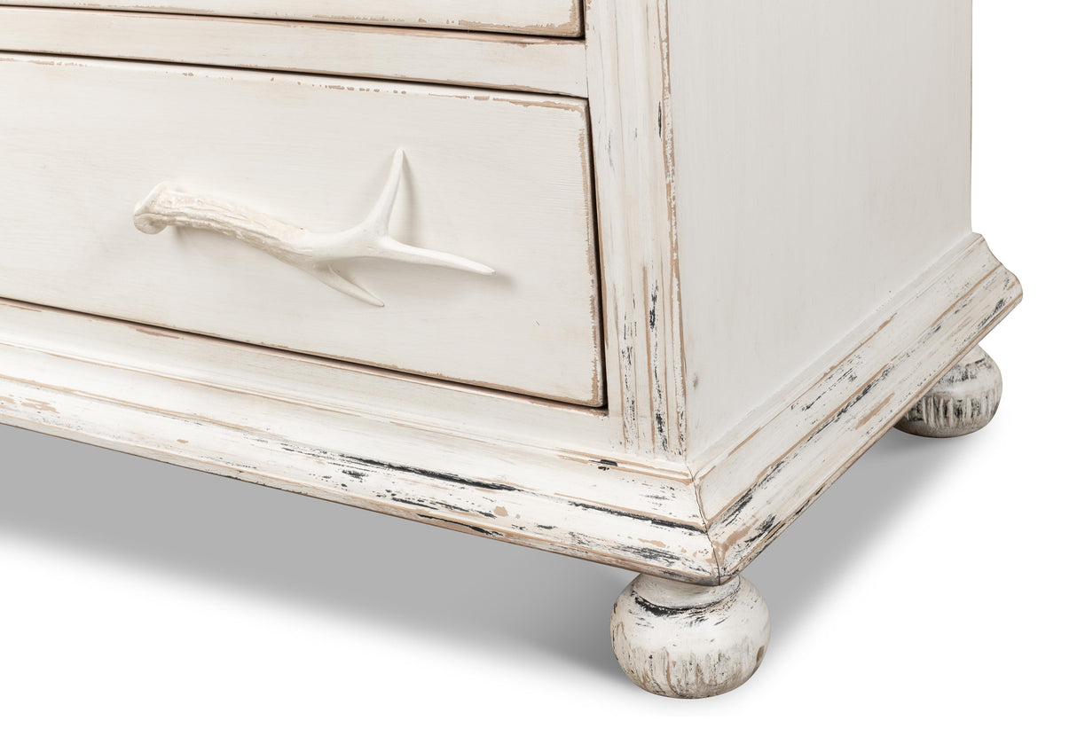 Sarreid Buck's Commode In White
