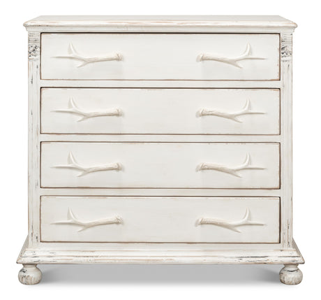 Sarreid Buck's Commode In White