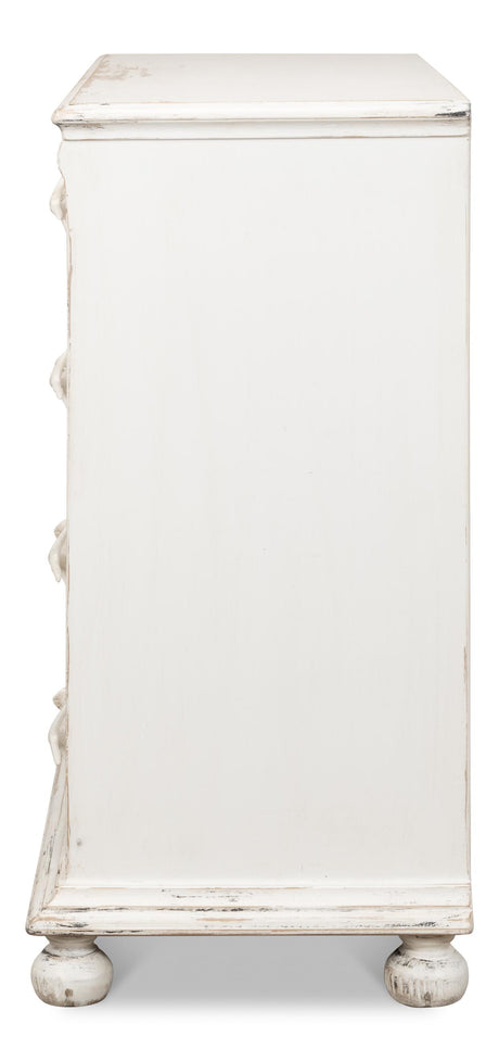 Sarreid Buck's Commode In White