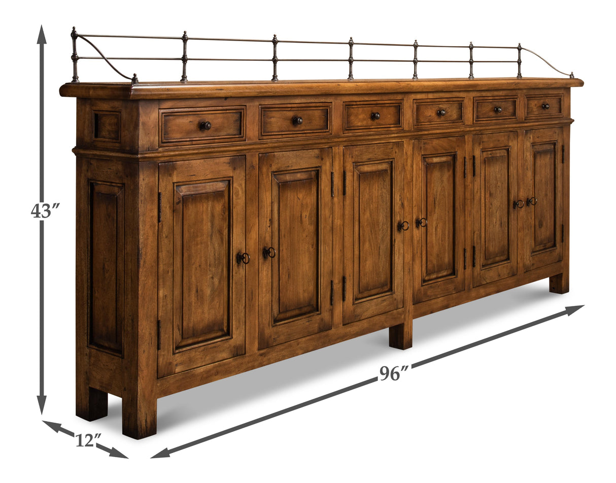 Sarreid Covent Gardens Sideboard  Fruitwood