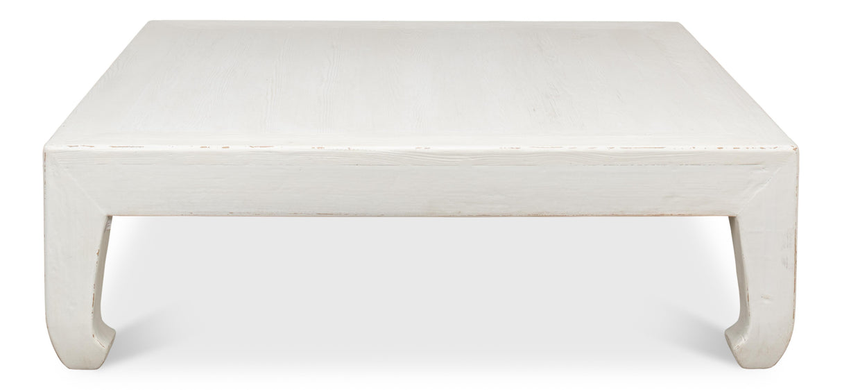 Sarreid Classic Chinese Coffee Table  White