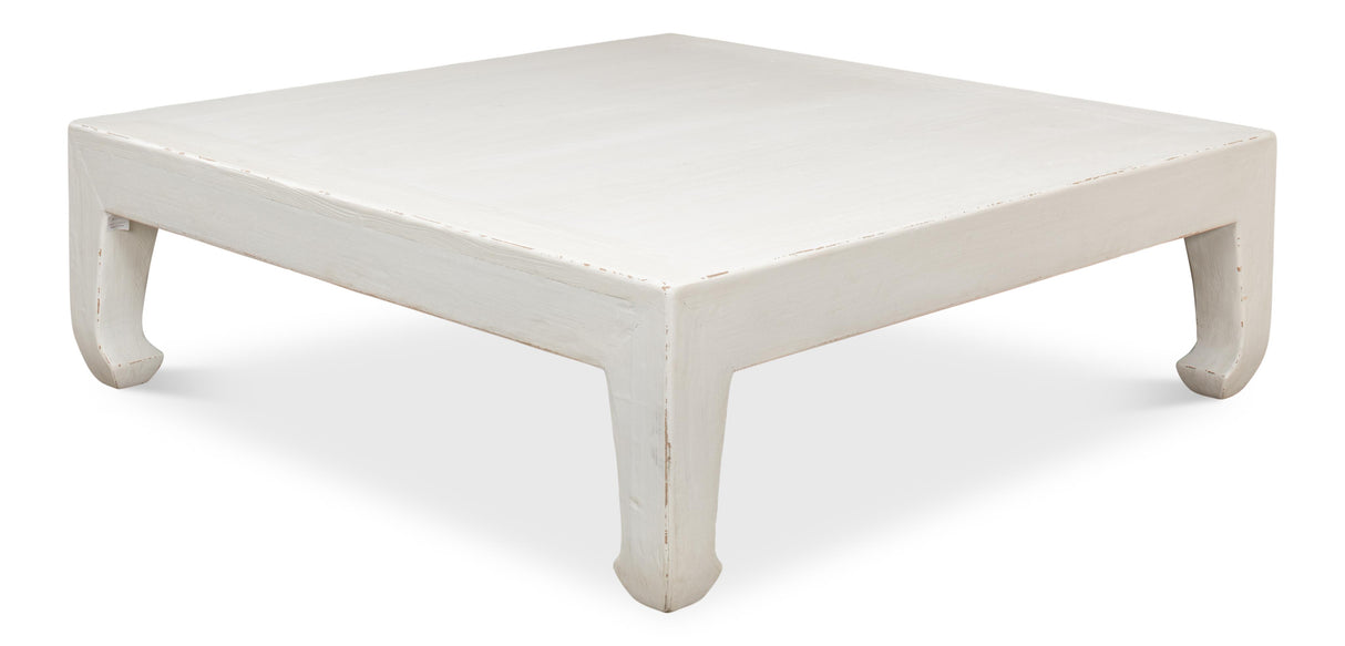 Sarreid Classic Chinese Coffee Table  White