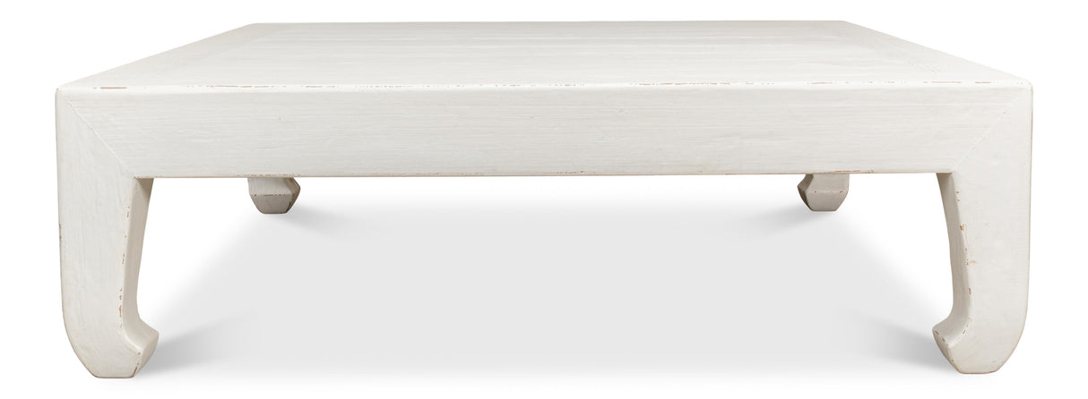 Sarreid Classic Chinese Coffee Table  White