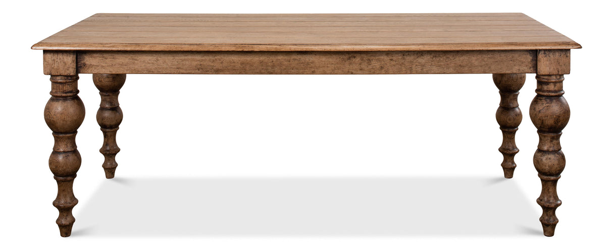 Sarreid Oak Dining Table