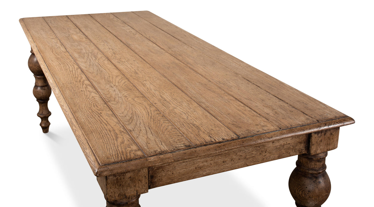 Sarreid Oak Dining Table