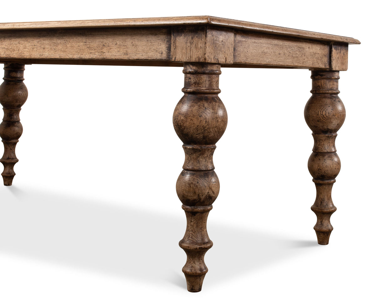 Sarreid Oak Dining Table