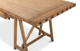 Sarreid Sawhorse Desk  Natural Polished Old Pine
