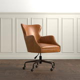 Sarreid Andrew Jackson Desk Chair  Cuba Brown