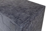 Sarreid Bronzini Credenza  Embossed Blue/Grey