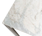 Sarreid Trapezoid Coffee Table  Marble Top