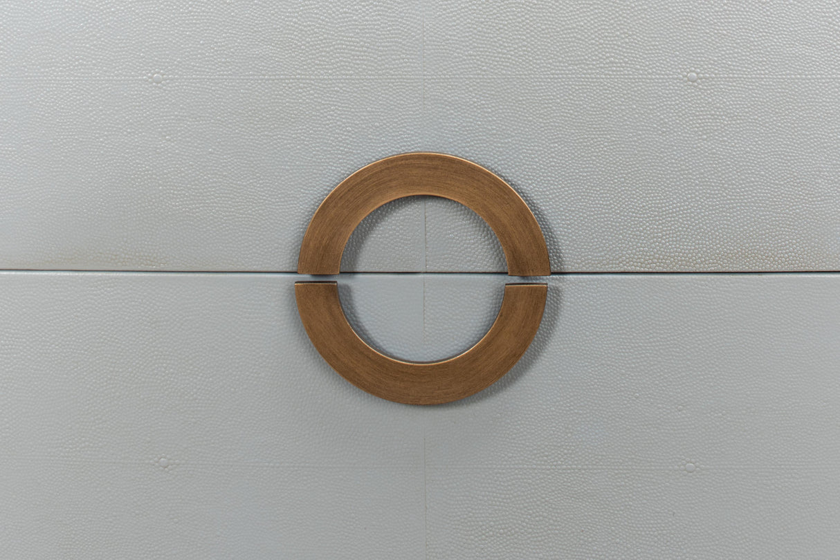 Sarreid Gabriella Night Stand  Storm Grey