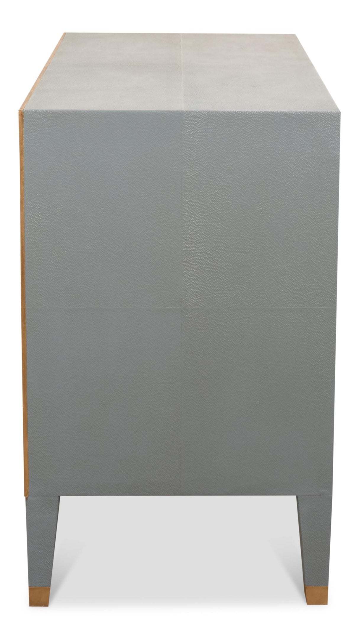 Sarreid Gabriella Night Stand  Storm Grey