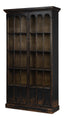 Sarreid Edgar Allan Glass Bookcase Antique Black