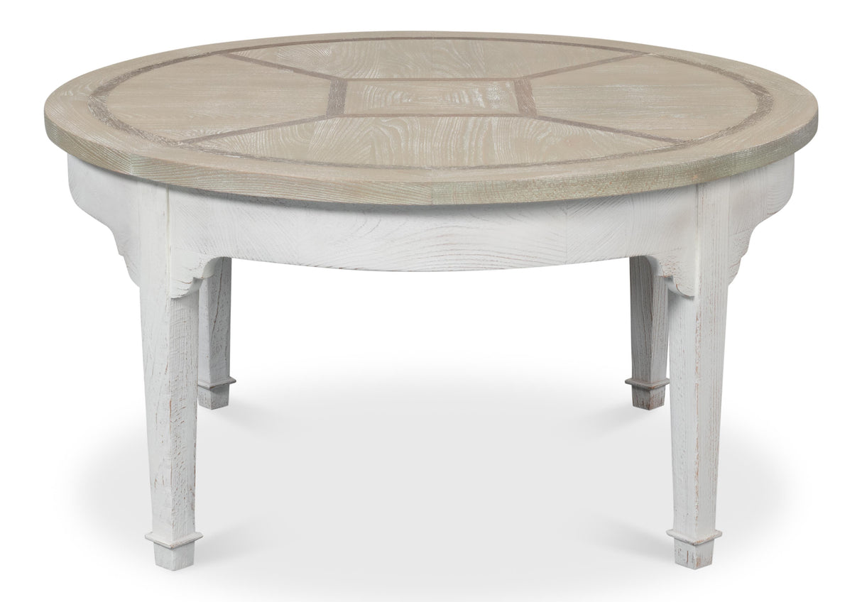 Sarreid Barbera Vineyards Round Coffee Table