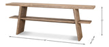 Sarreid Bodega Vineyards Console Table