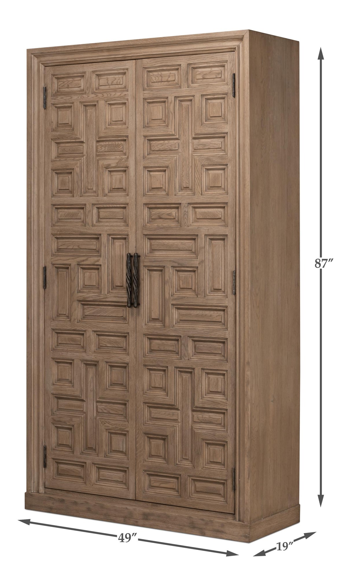 Sarreid Barron Equestrian Wardrobe/Bar