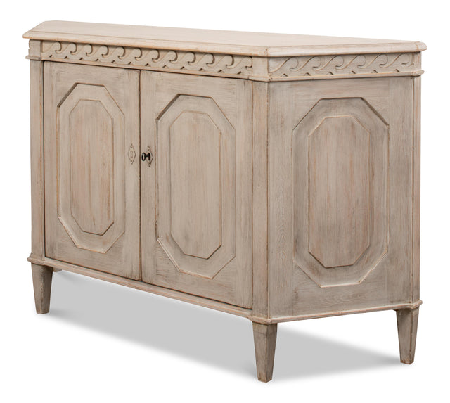 Sarreid Wrenn Credenza  Stone Grey