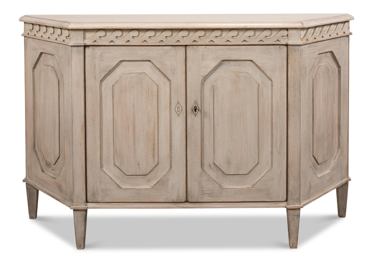 Sarreid Wrenn Credenza  Stone Grey