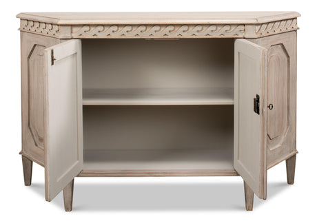 Sarreid Wrenn Credenza  Stone Grey