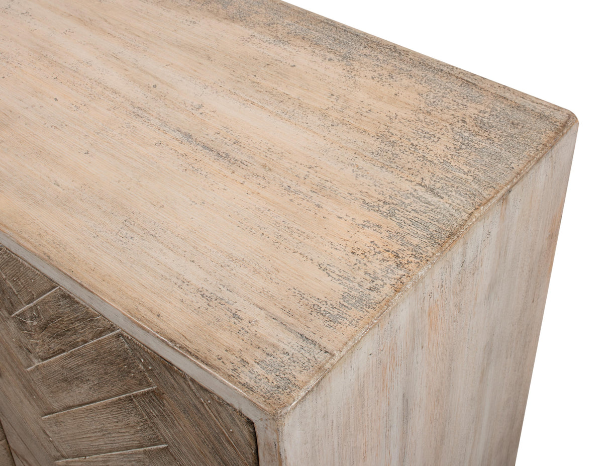 Sarreid Amalia Tv Stand  Stone Grey