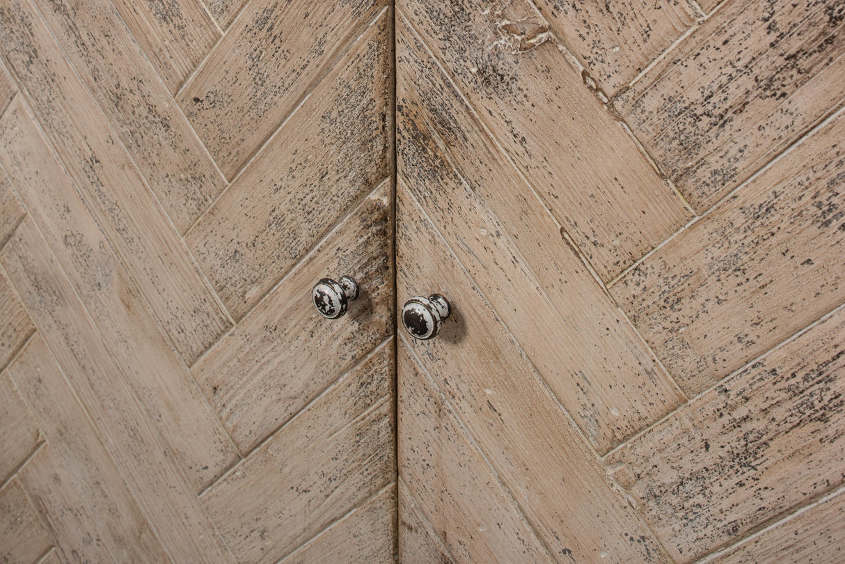 Sarreid Amalia Tv Stand  Antique White