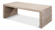 Sarreid Stacked Cocktail Table  Stone Grey
