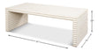 Sarreid Stacked Cocktail Table  Antique White