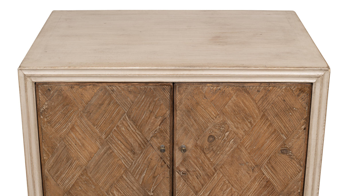 Sarreid Argyle Sideboard  2 Doors  Stone Grey