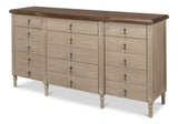 Sarreid Asher 9 Drawer Sideboard