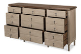 Sarreid Asher 9 Drawer Sideboard