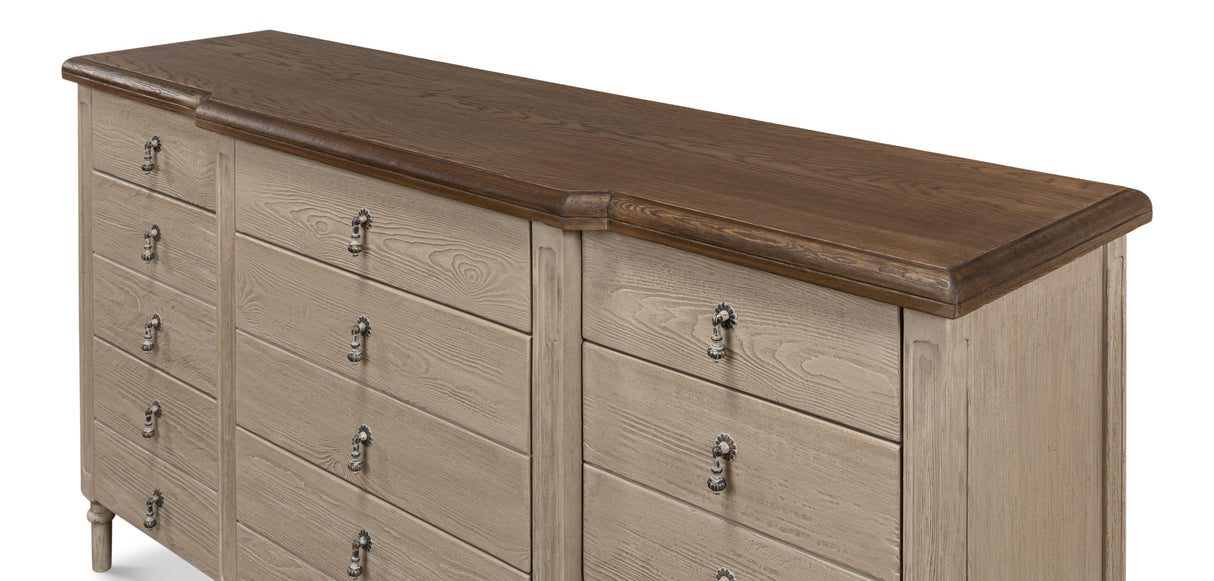 Sarreid Asher 9 Drawer Sideboard
