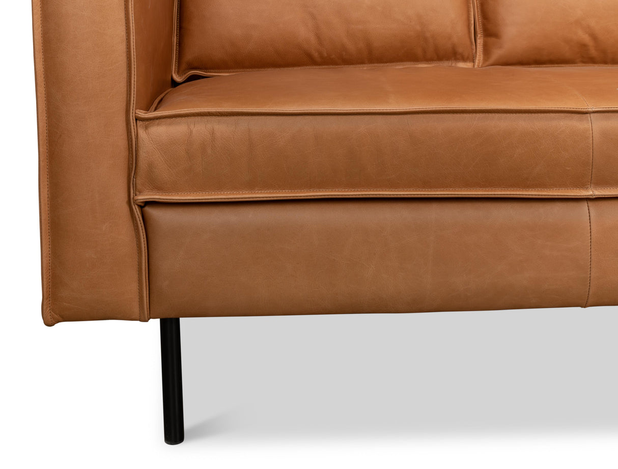 Sarreid Esprit Leather Sofa