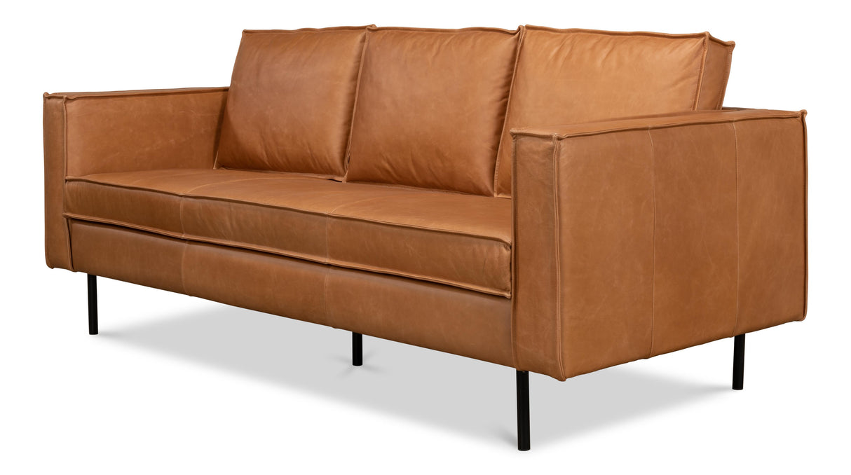 Sarreid Esprit Leather Sofa