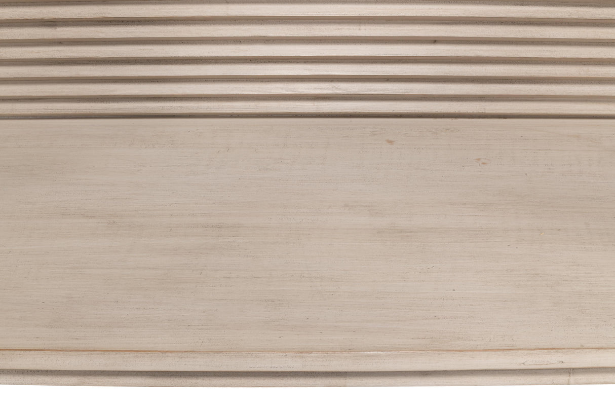 Sarreid Stacked Bench  Stone Grey