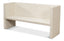Sarreid Stacked Bench  Antique White