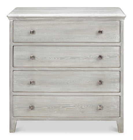 Sarreid Burton Commode  Moonskin