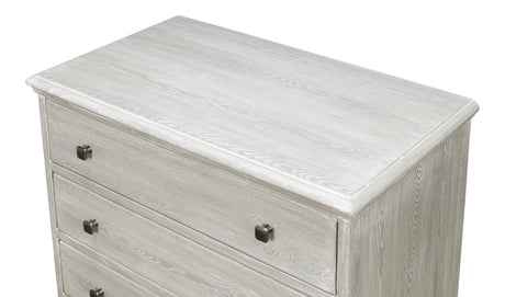 Sarreid Burton Commode  Moonskin