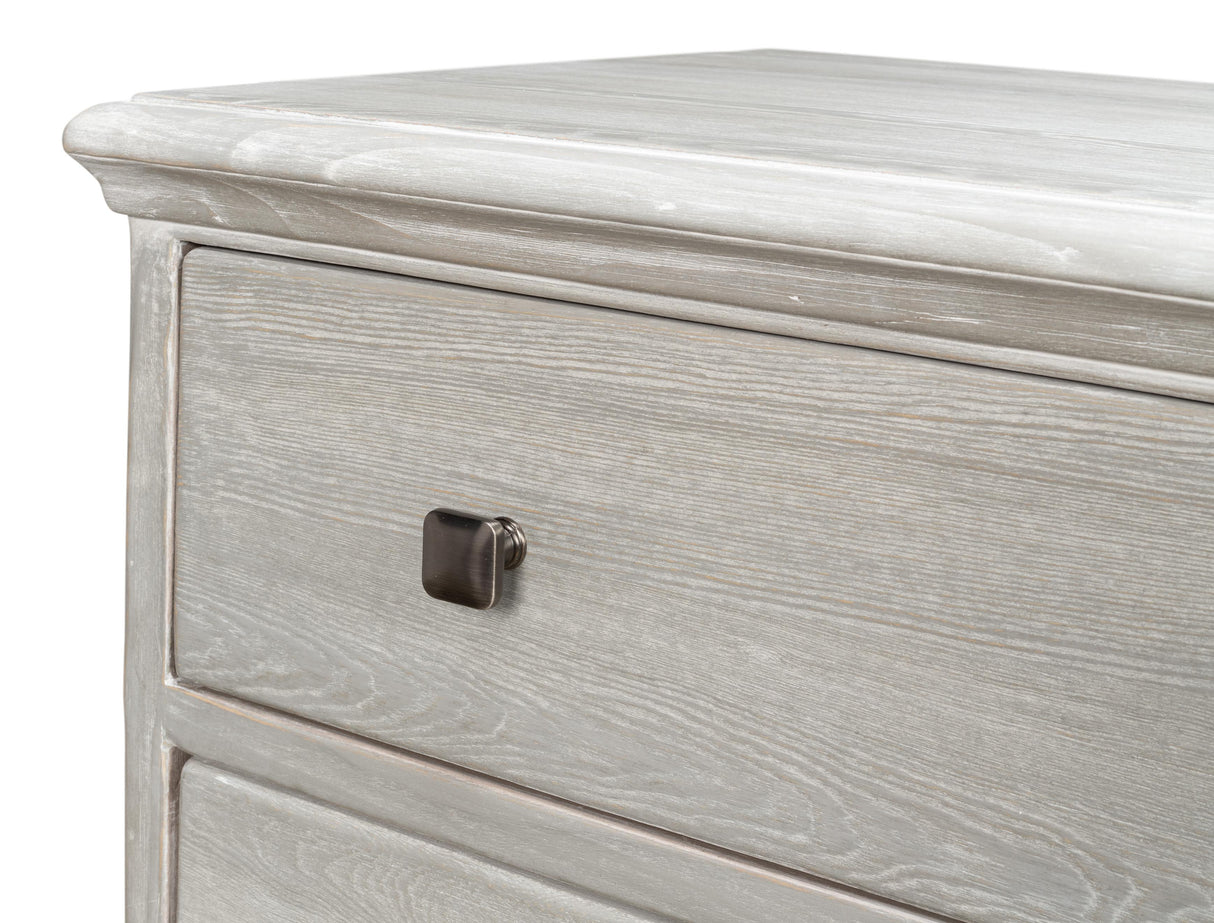 Sarreid Burton Commode  Moonskin
