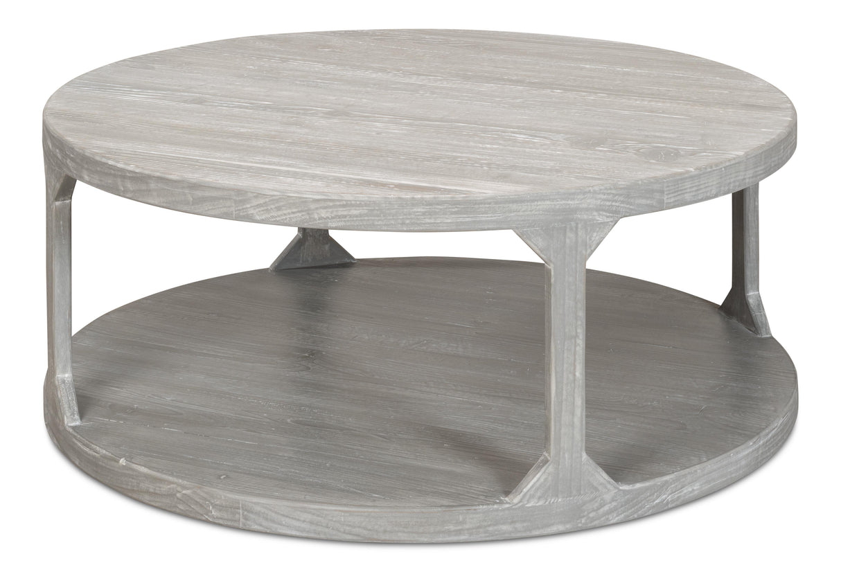 Sarreid Devon Coffee Table  Moonskin Grey