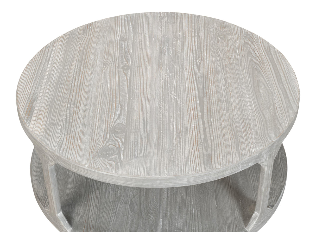 Sarreid Devon Coffee Table  Moonskin Grey