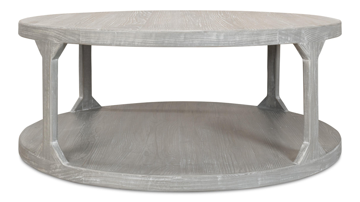Sarreid Devon Coffee Table  Moonskin Grey